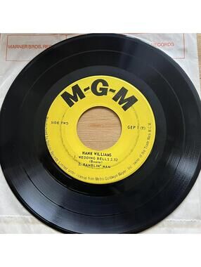 Hank Williams - Waltz of the Wind/Wedding Bells 45rpm VG+ R30
